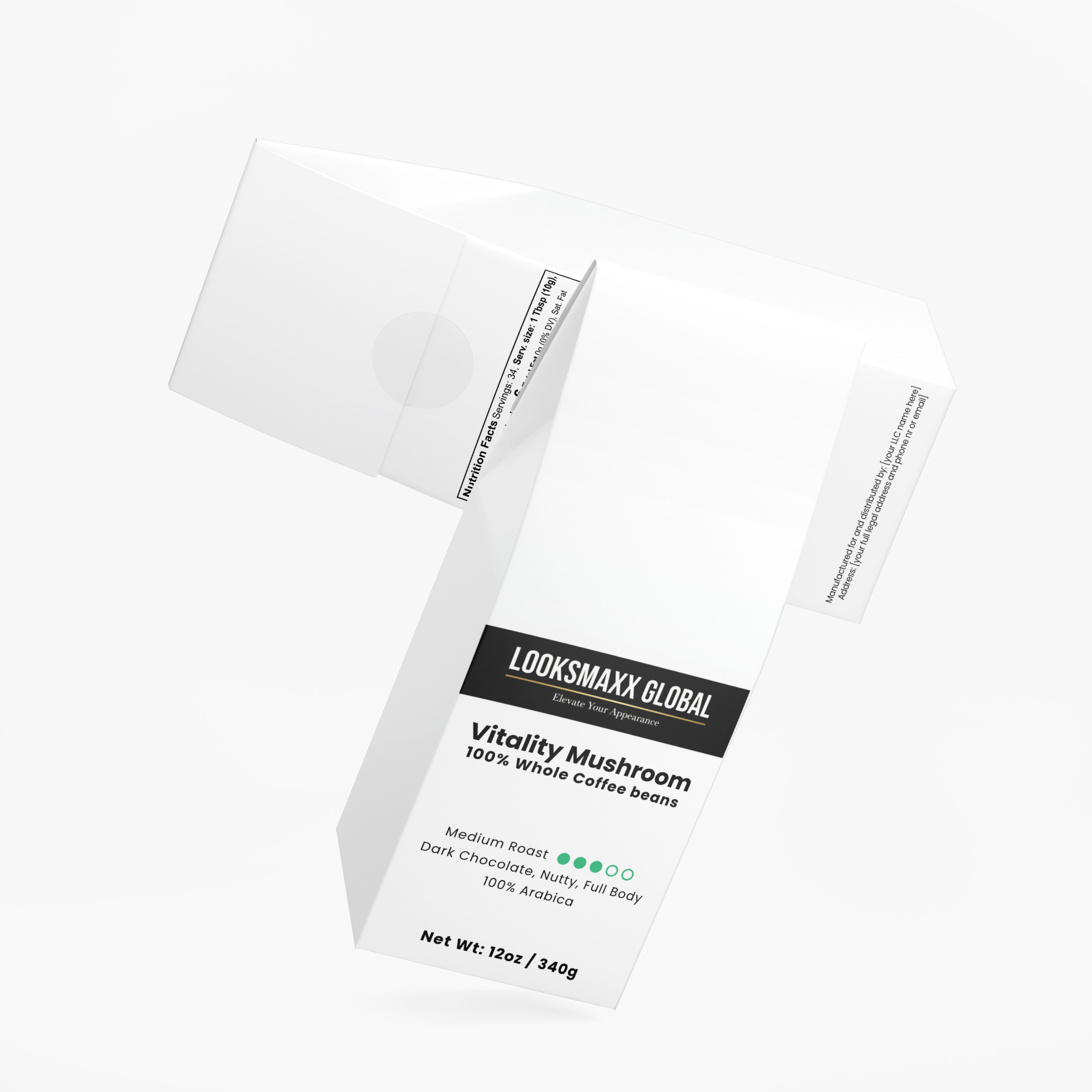 Vitality Mushroom Coffee (Medium Roast)