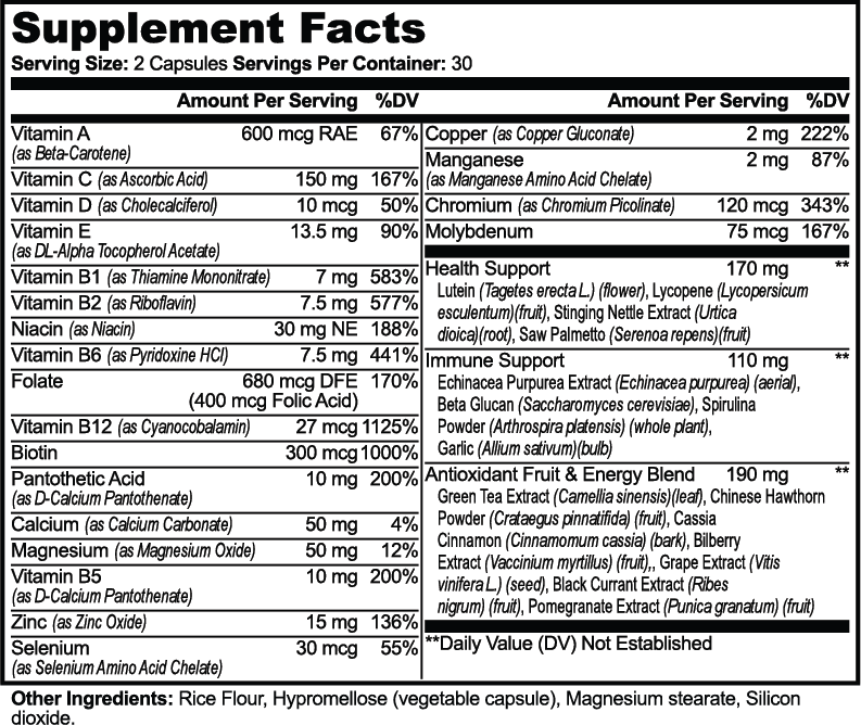 Multivitamínico completo