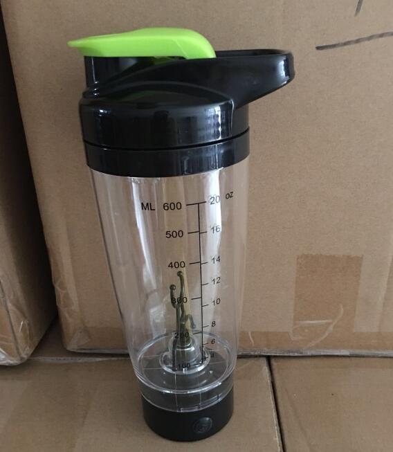 600MLBotella mezcladora portátil para agua con movimiento, tornado de vórtice, PP, sin BPA, accesorios de cocina, vaso mezclador de proteínas eléctrico automático