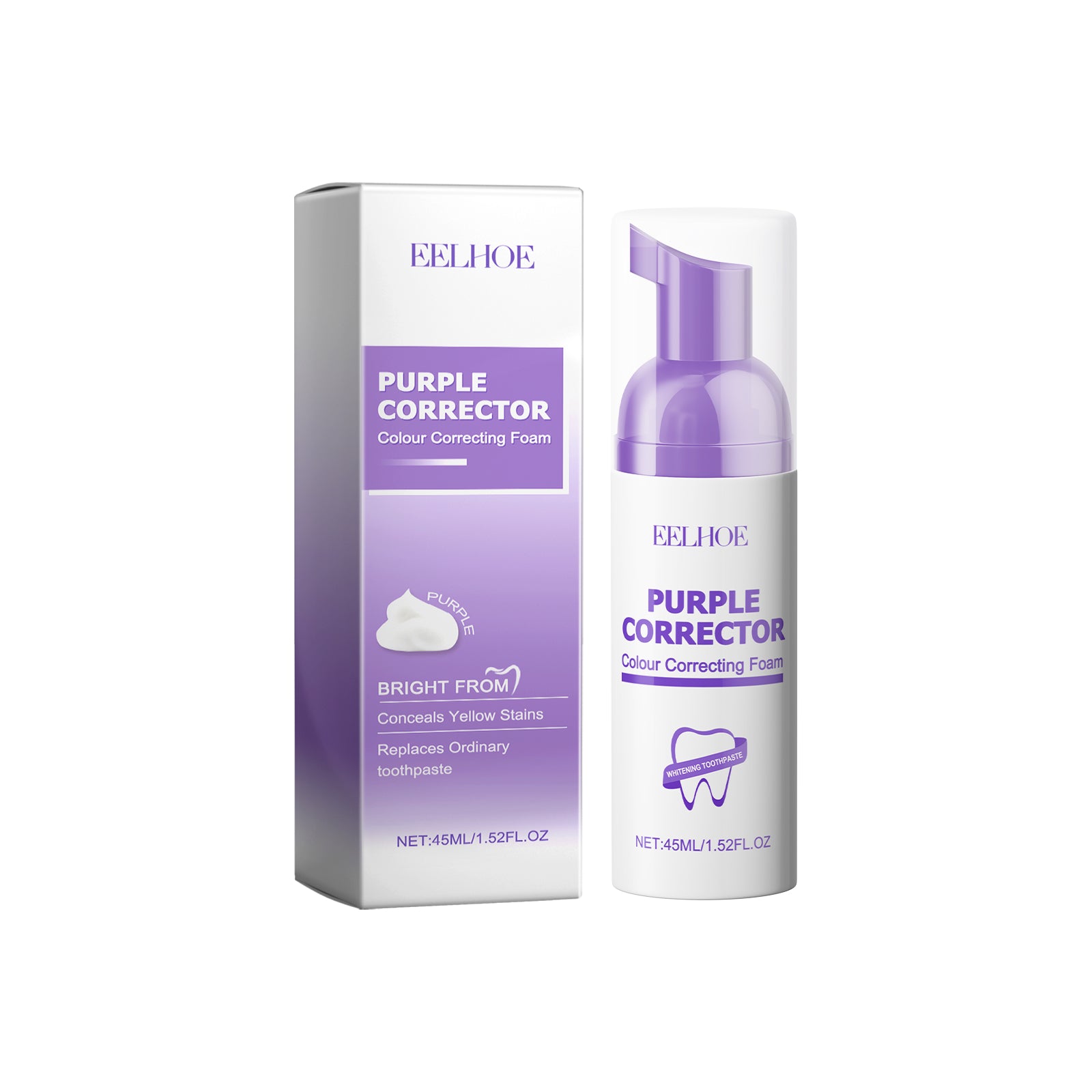 Toning Mousse For Teeth Cleaning And Care For Stained Teeth Yellow Smoke Teeth Odor Teeth Toning Mousse