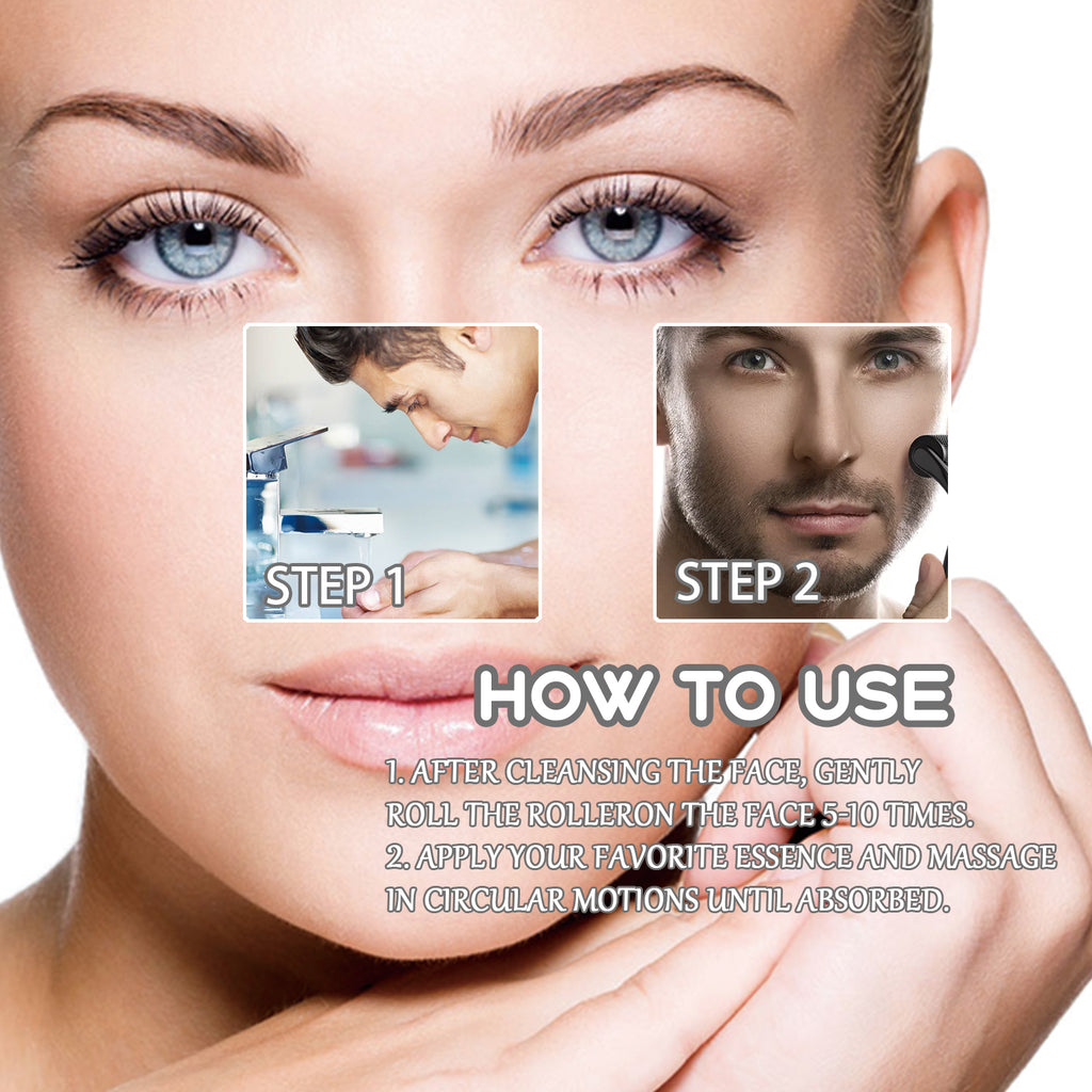 Facial Massage Roller To Reduce Fine Lines Closed Acne Rejuvenation Face Massage Treatment