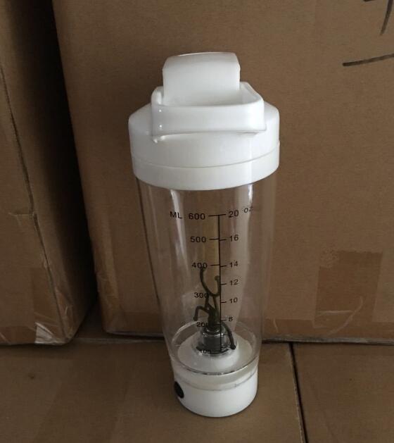 600MLBotella mezcladora portátil para agua con movimiento, tornado de vórtice, PP, sin BPA, accesorios de cocina, vaso mezclador de proteínas eléctrico automático