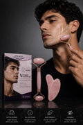 Face Lift Massager Crystal Roller Facial Massage Relaxation Jade Roller Stone Natural Rose Quartz Beauty Skin Tool Girl Gift