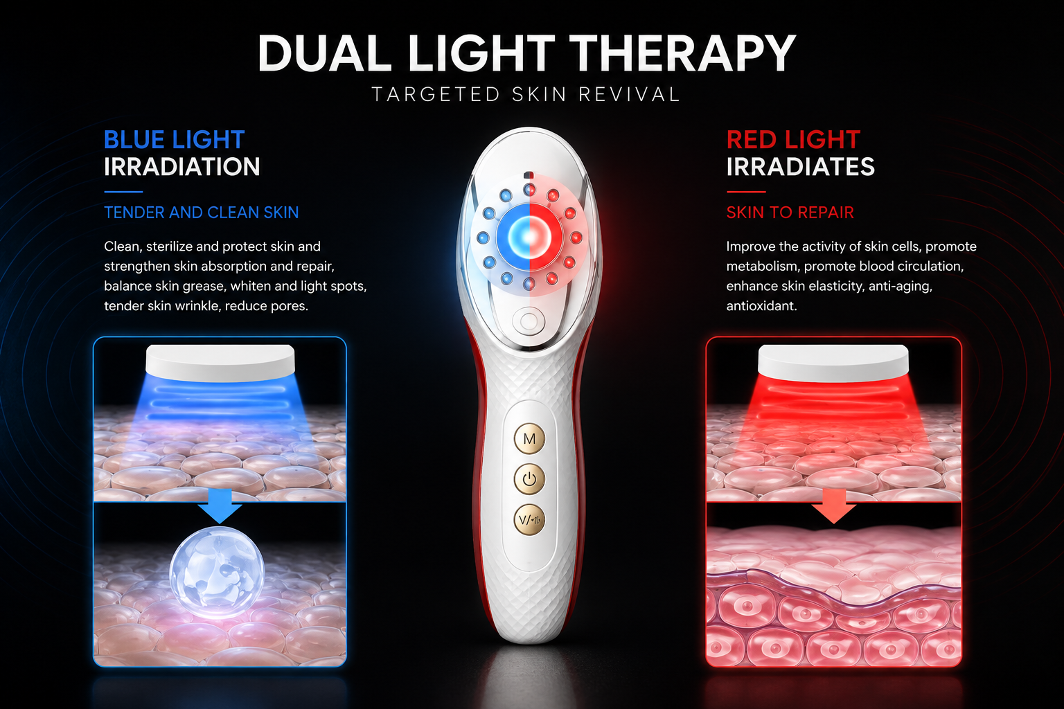 EMS V-Line Face Sculptor | Microcurrent Jaw & Chin Tightening Device