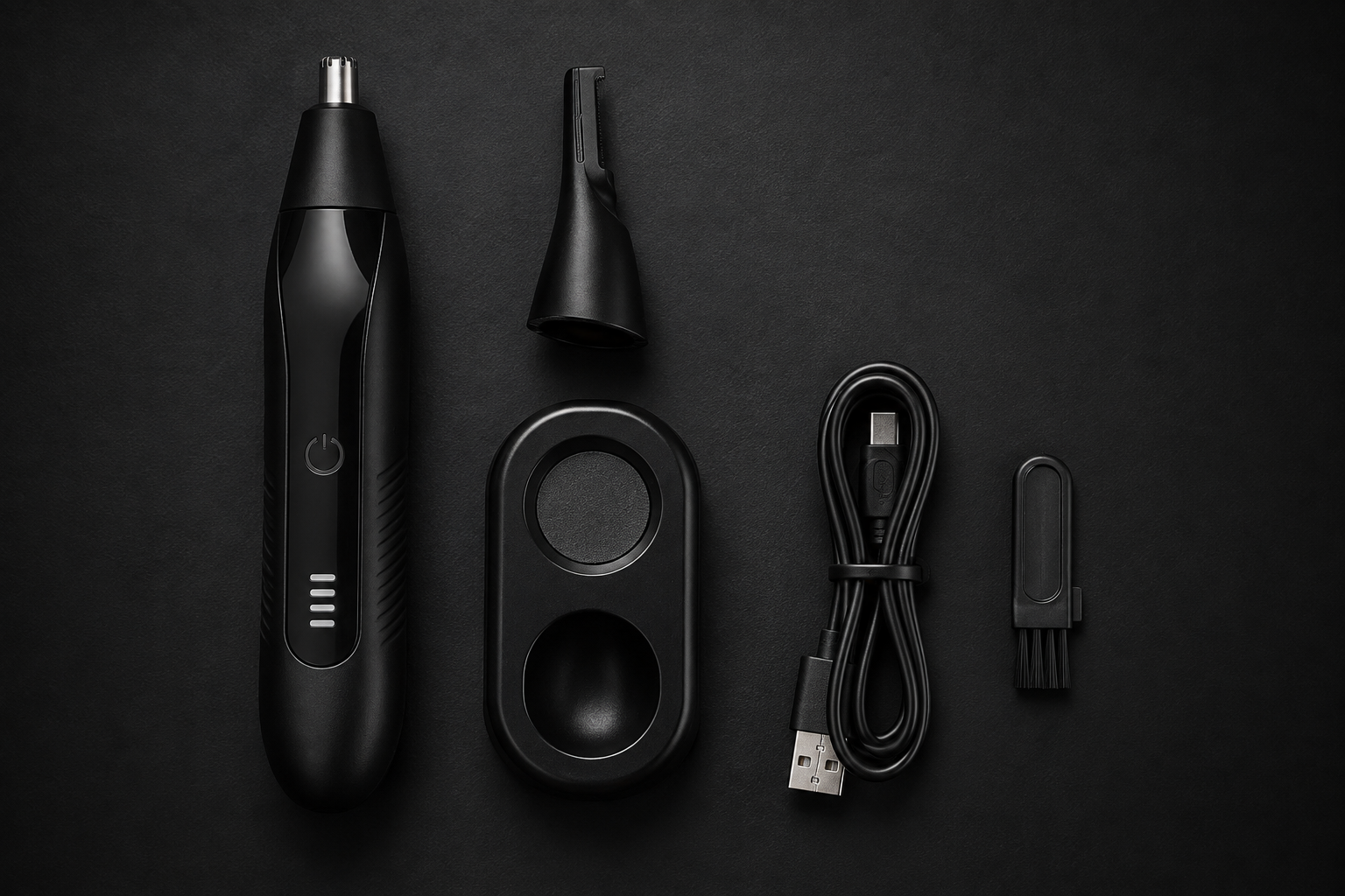 Herramienta de reparación de recortador eléctrico de pelo de nariz y cejas para cuchillo de pelo de nariz recargable para hombres