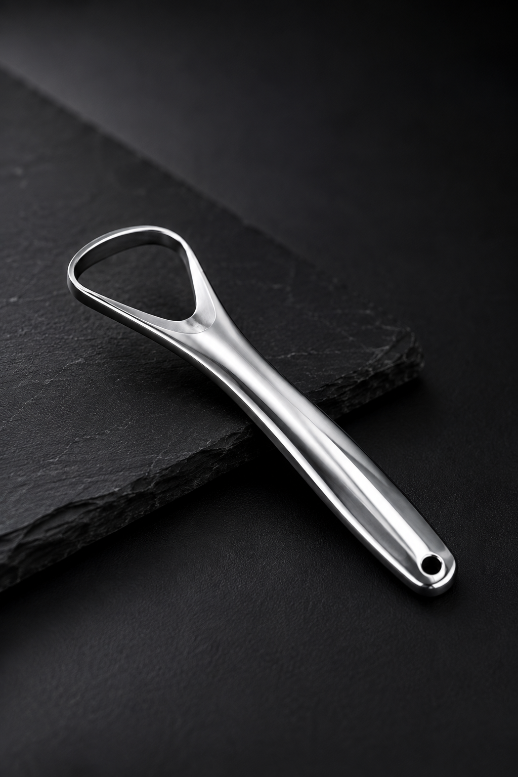 Raspador de lengua de acero inoxidable Limpiador de lengua Cuidado de limpieza bucal para eliminar el mal aliento Cepillo de lengua Raspador de lengua